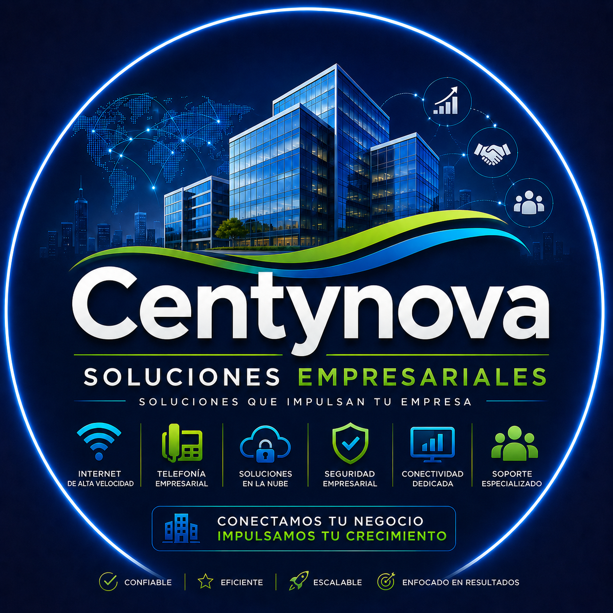 Presentación institucional de servicios tecnológicos de Centynova